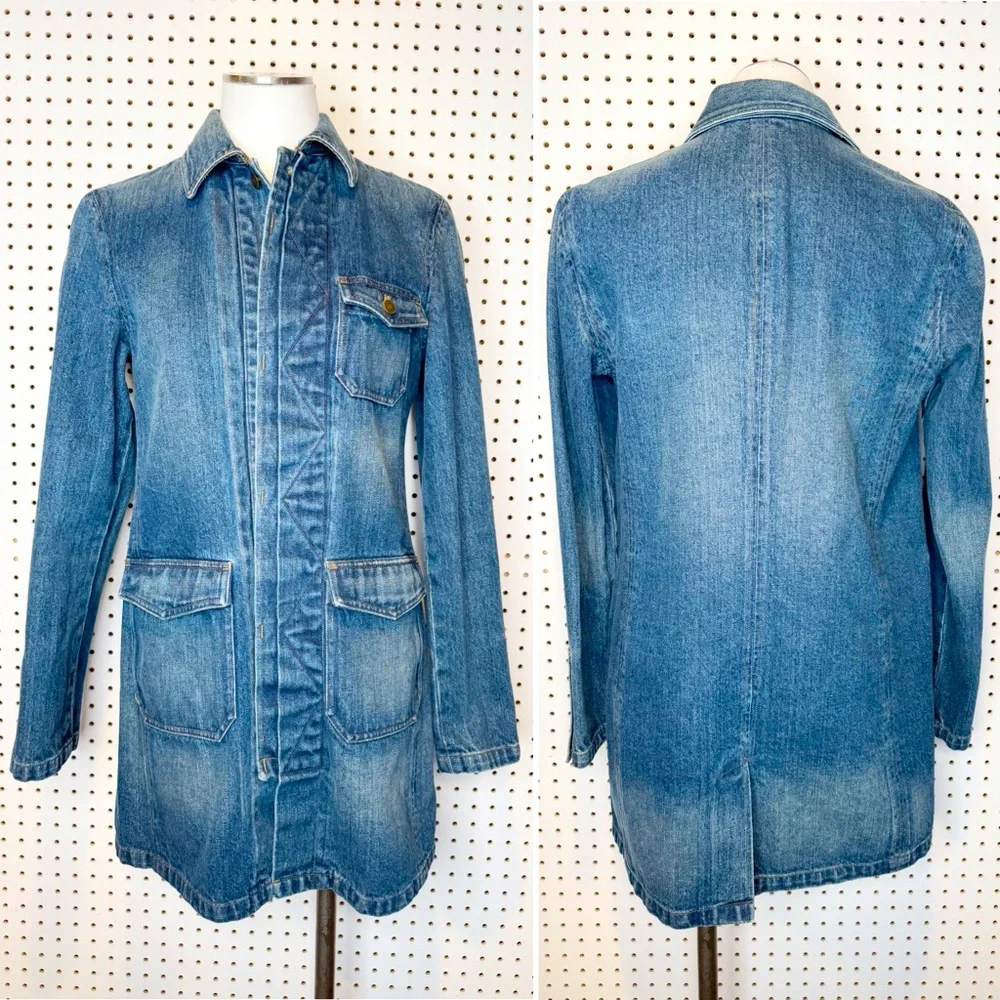 Ralph Lauren Blue Denim Jean Jacket - Picture 2 of 10
